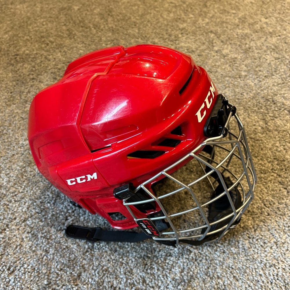 CCM youth hockey helmet